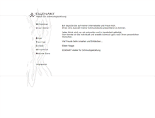 Tablet Screenshot of eigenart-schmuckgestaltung.de